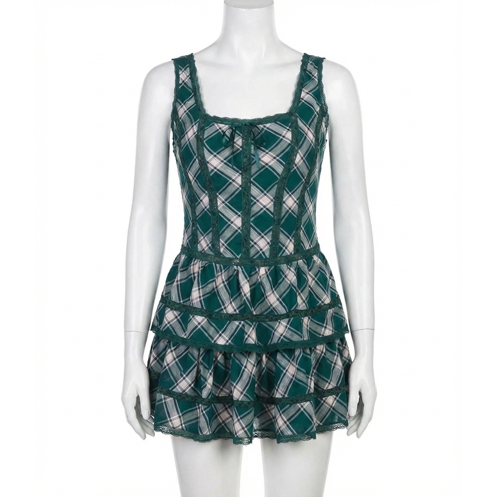 NEW LOVESHACKFANCY torres dress in mistletoe kiss